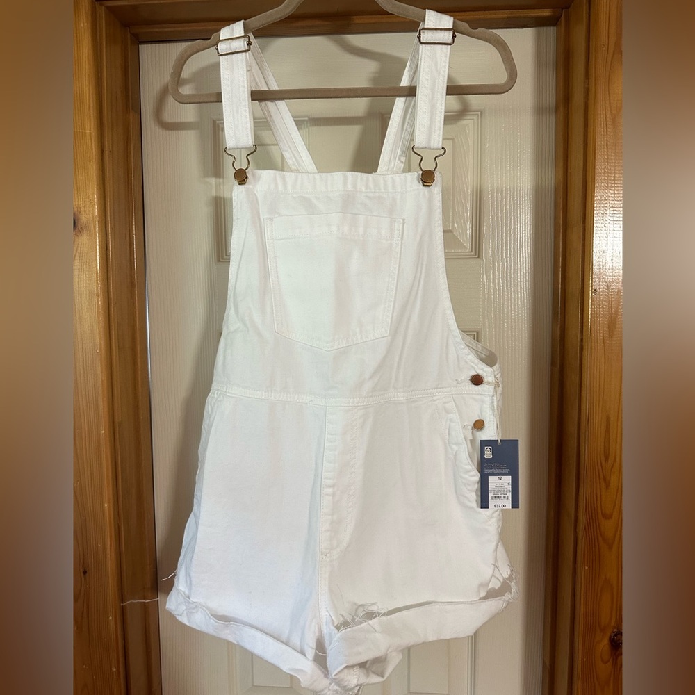 NWT universal thread white overalls
